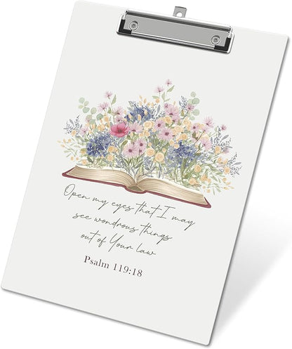 APIILVPQ Wild Flower Clipboard, Bible Verse Clipboards by Unknown