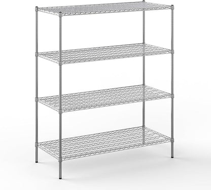 Regal Altair 24" Deep x 54" Wide x 64" Height Wire Shelving Kit | 4-Tier | NSF by Regal+Altair