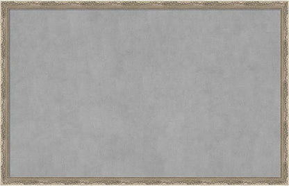Amanti Art Silver Framed Magnetic Board 22x34 Large Vision Board by AmantiArt