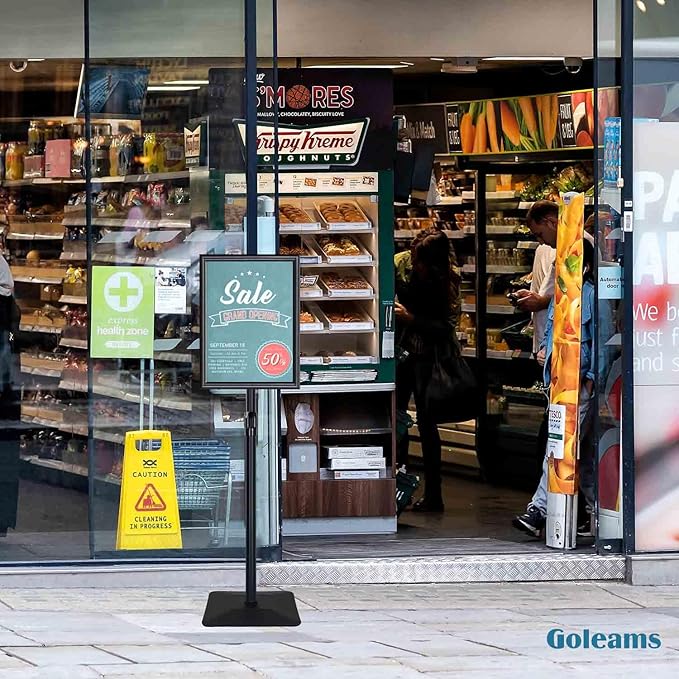 Golemas Adjustable Sign Stand for Display, - Image 7