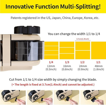 Multi-Section Tape Dispenser ZO-508: Innovative Cutter - Image 2