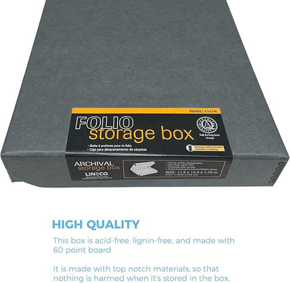 Lineco Folio Storage Box, Clamshell Design - Image 5