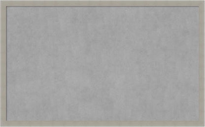 Amanti Art Grey Framed Magnetic Board 26x42 Large Vision Board by AmantiArt