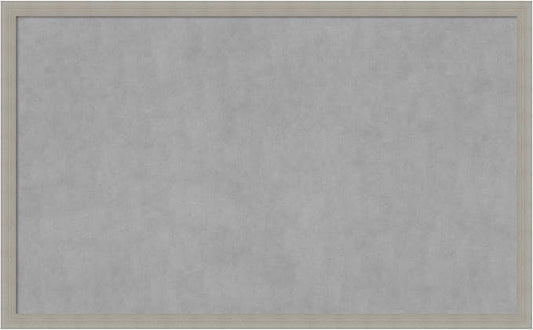 Amanti Art Grey Framed Magnetic Board 26x42 Large Vision Board by AmantiArt