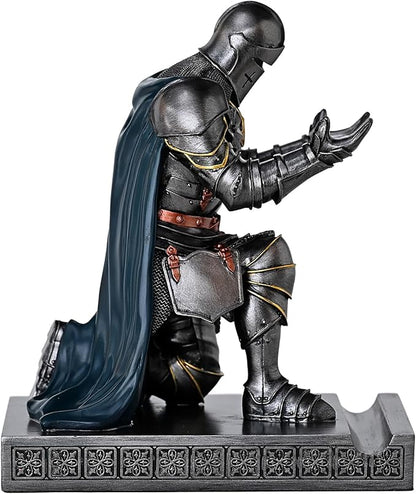 Amoysanli Medieval Armored Warrior Wearing Outerwear, Mobile Phone Stand Knight - Image 9