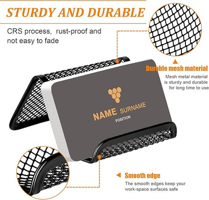 EMOMAS Business Card Holder for Desk, Office Desktop Business Card Display - Image 3