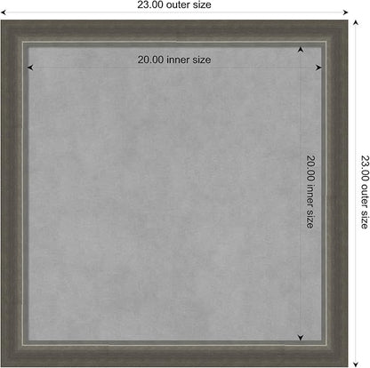 Amanti Art Silver Framed Magnetic Board 23x23 Medium Vision Board - Image 4