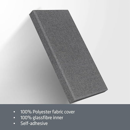 23.62" X 11.81" X 2" Fiberglass Wall Panel, 4 Pack Acoustic Panels, Acoustic - Image 5