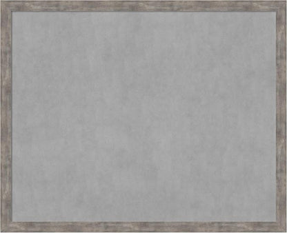 Amanti Art Silver Framed Magnetic Board 35x43 X-Large Vision Board by AmantiArt