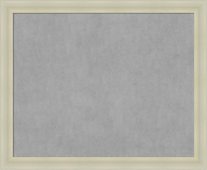 Amanti Art Silver Framed Magnetic Board 37x45 X-Large Vision Board by AmantiArt
