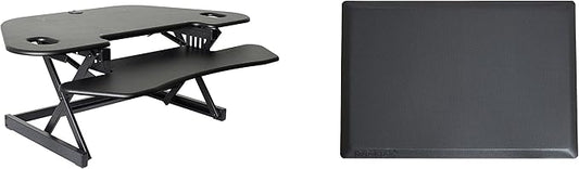 Rocelco 46" Height Adjustable Corner Standing Desk Converter by Rocelco