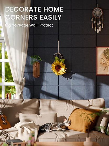 Bumusty Large Cork Board Alternative-36 x24 Felt Bulletin Board Tiles, - Image 4