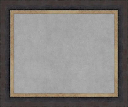 Amanti Art Black Framed Magnetic Board 21x25 Small Vision Board by AmantiArt