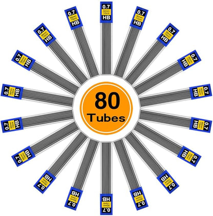 Coopay 960 Pieces Lead Refills 0.7 mm HB Break Resistant Mechanical Pencil - Image 2