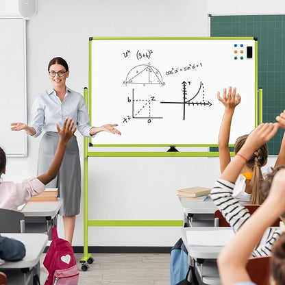 Large Dry-Erase Rolling Magnetic Whiteboard - Image 6
