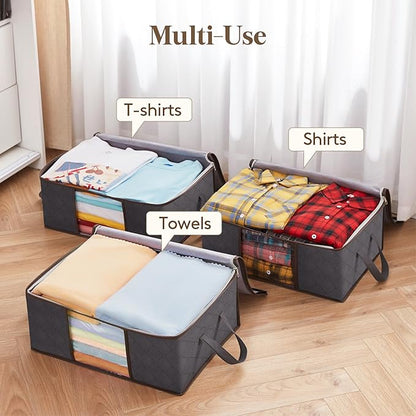 Lifewit 8 Pack Clothes Storage Bag, Foldable Storage Bin Closet Organizer - Image 6