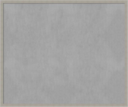 Amanti Art Grey Framed Magnetic Board 42x50 Oversize Vision Board by AmantiArt