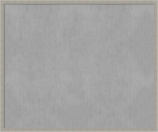 Amanti Art Grey Framed Magnetic Board 42x50 Oversize Vision Board by AmantiArt