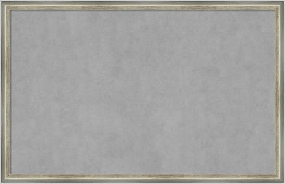 Amanti Art Silver Framed Magnetic Board 22x34 Large Vision Board by AmantiArt