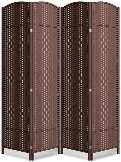 Cocosica 4 Panel Room Divider, 6Ft Folding Privacy Screen, Tall by cocosica