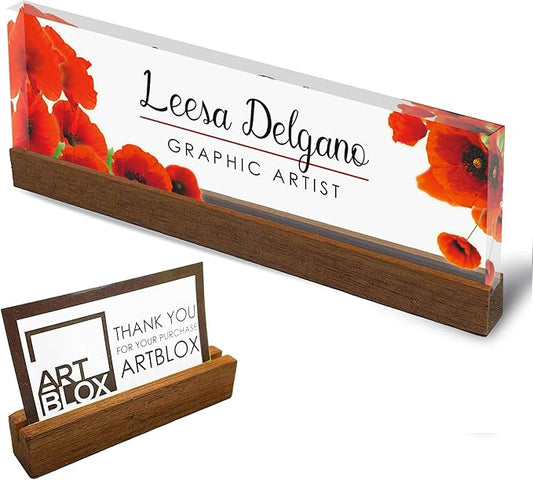 Artblox Office Personalized Name Plate by Artblox