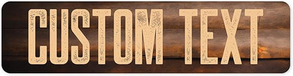 Custom Sign, Custom Street Sign, 11 Font Colors, 13 Font Styles, 4 Hole Options by MySignCenter