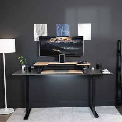 VIVO 42 inch Height Adjustable Stand Up Desk Converter, V Series, Quick Sit to - Image 7