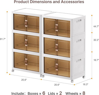UAMFURI Extra Large Stackable Storage Bins - Image 8