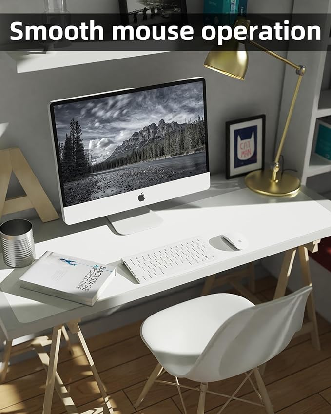 Extra Large Desk pad, Leather Desk Pad Protector, Office Desk Mat, Mouse Pad - Image 5