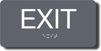 ADA Compliant Exit Sign with Braille - Image 2
