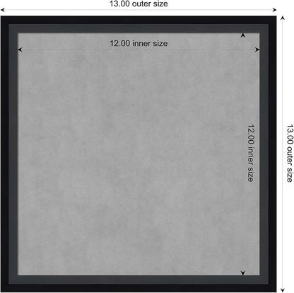 Amanti Art Black Framed Magnetic Board 13x13 X-Small Vision Board - Image 4