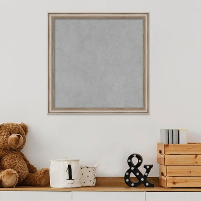 Amanti Art Silver Framed Magnetic Board 18x18 Small Vision Board - Image 6