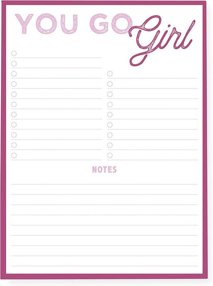 Graphique Large Notepad, Future is Female – 6" x 8", Cute Notepad by GraphiquedeFrance