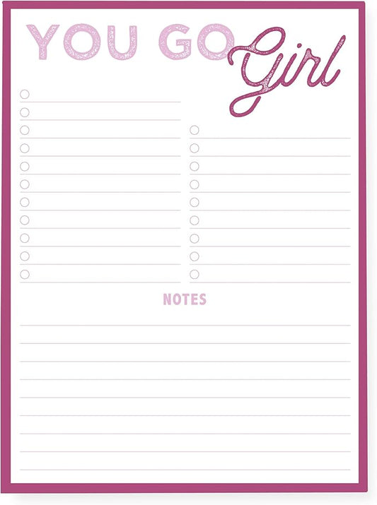 Graphique Large Notepad, Future is Female – 6" x 8", Cute Notepad by GraphiquedeFrance
