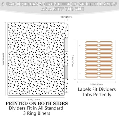 Lateefah 3 Ring Binder, 1 Inch Binder Organizer - Image 5