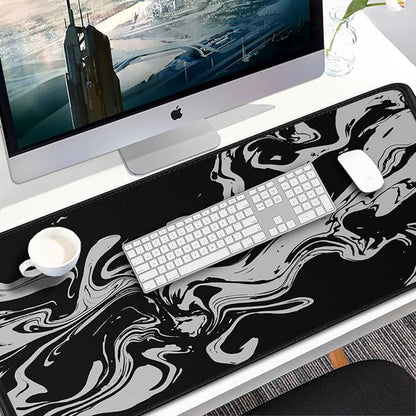 Gaming Mouse Pad, 31.5x15.7 inch Large Extended Computer Keyboard Mouse Mat - Image 7