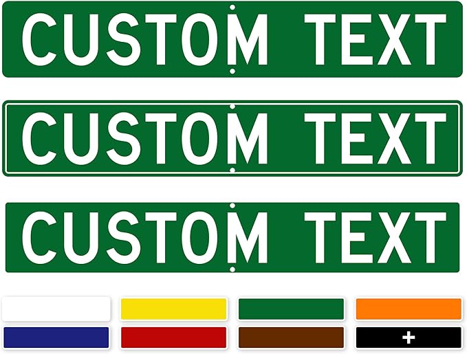 My Sign Center Custom Street Sign, 6x36 Inch, Classic Style, Reflective by MySignCenter