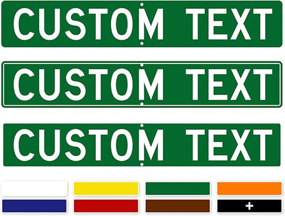 Custom Street Sign, Road by MySignCenter