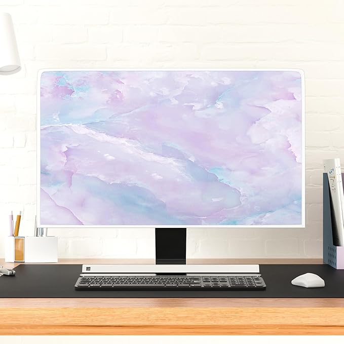 Baocicco Violet Marble Waterproof 37, 39 Inch TV Dust Cover Anti-Static - Image 4