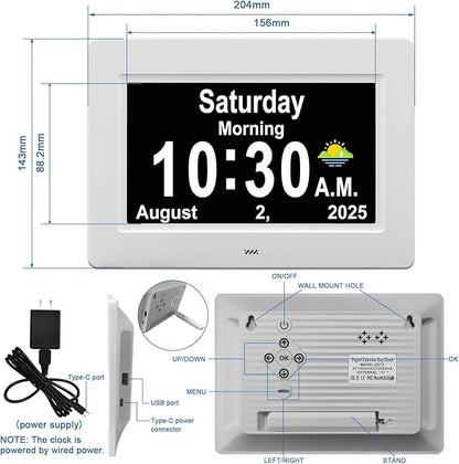 SSYA Dementia Clocks with Day and Date - Image 7