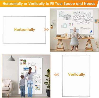 Maxtek White Board Dry Erase 72 x 48, Magnetic Dry Erase Whiteboard - Image 4