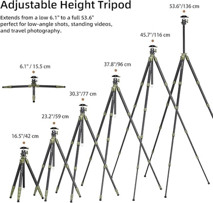 Cayer CH35 Travel Camera Tripod - Image 5