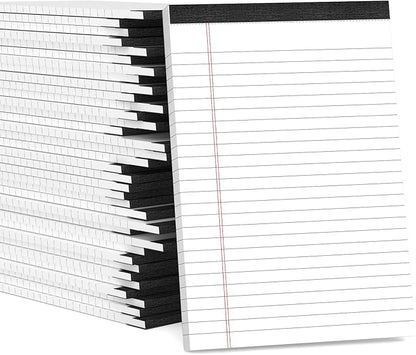 36 Pack Small Legal Pads 5x8 White Note Pads 5x8 College Ruled Paper Tablets by Aidunmis