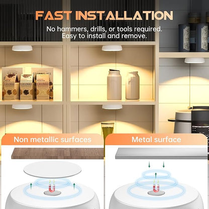 Motion Sensor Step Lights, 8 Colors Changeable RGB LED Closet Lights, USB - Image 6