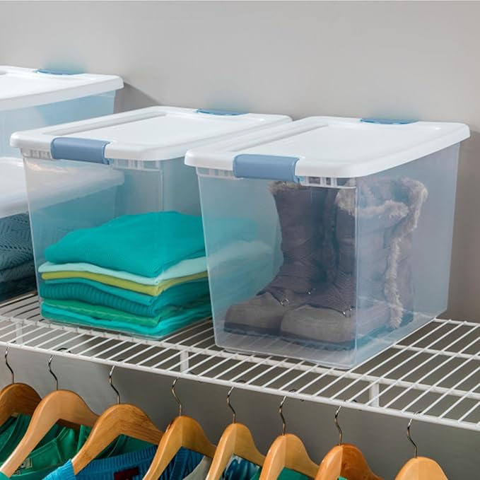 Sterilite 24-Pack Latching Box, Under Bed Storage Bins - Image 7
