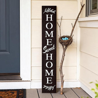 Farmhouse Wooden Welcome Sign Stand - Image 7