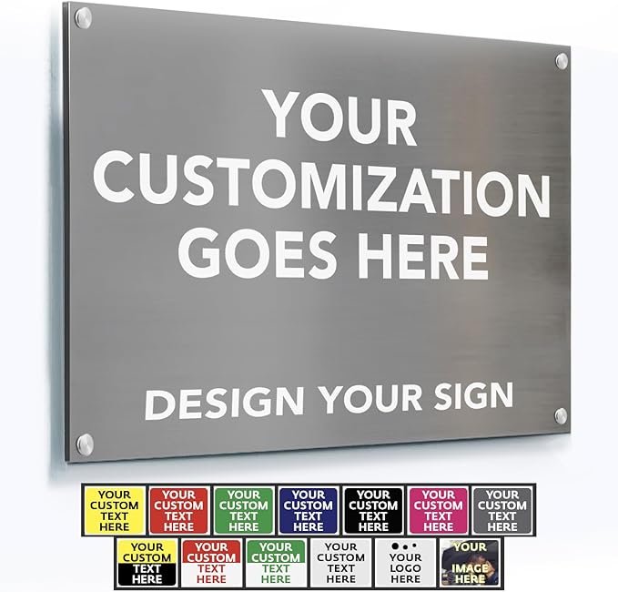 Custom Outdoor Metal Signs by SpeedyOrders