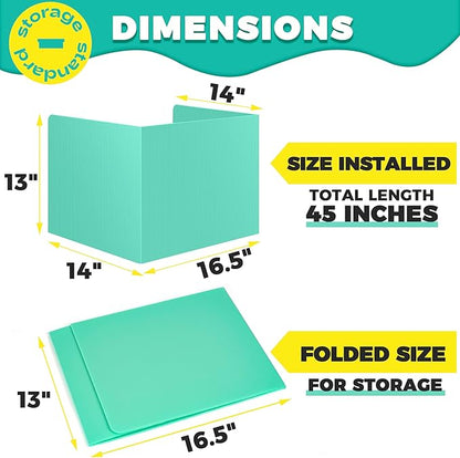 16 Pack Desk Privacy Folders for Students Desk Divider - Image 5