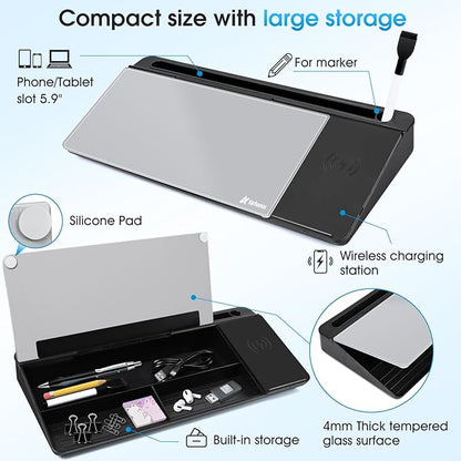 Varhomax Glass Desk Whiteboard - Image 6