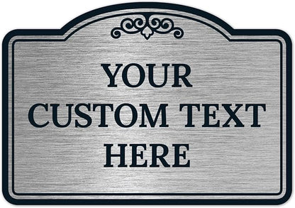 Custom Decorative Sign, Personalized Metal Sign by SigoSigns
